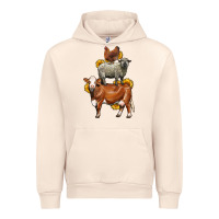 Sandshell farm animals stack Urban Hoodie - LillyAllenDesigns