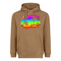 Toasted Coconut pride flag Heavyweight Hoodie - Zillion Design Studio