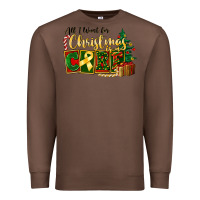 Chestnut all i want for christmas is cure childhood cancer Premium Sweatshirt - FaDigitalArtStudio