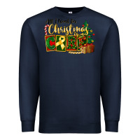 Navy all i want for christmas is cure childhood cancer Premium Sweatshirt - FaDigitalArtStudio