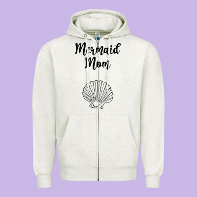 Zipper Hoodie Mermaid mom