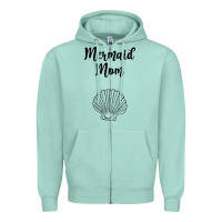 Seafoam Mermaid mom Zipper Hoodie - Unal Design