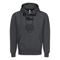 Smoke Mermaid mom Zipper Hoodie - Unal Design