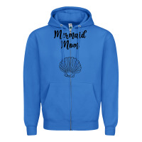 True Royal Mermaid mom Zipper Hoodie - Unal Design