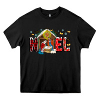 Black Noel Heavy Core Tee - CowhideDigitalArt