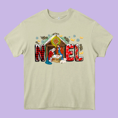Noel Heavy Core Tee Designed By Cowhidedigitalart