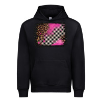 Black racing leopard background Urban Hoodie - Jasminsmagicworld
