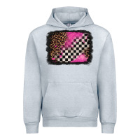 Heather Grey racing leopard background Urban Hoodie - Jasminsmagicworld