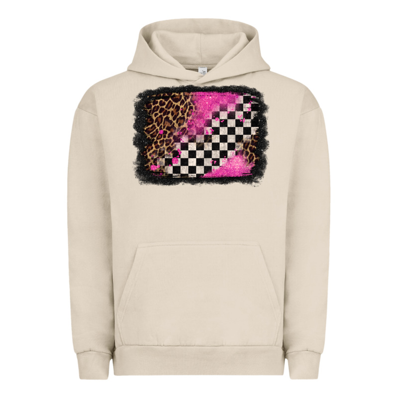 Racing Leopard Background Urban Hoodie by Jasminsmagicworld | Teevron