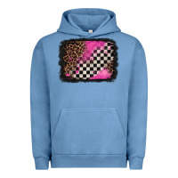 Pigment Pebble Blue racing leopard background Urban Hoodie - Jasminsmagicworld