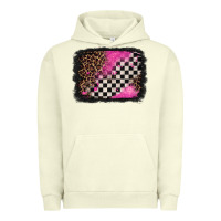 Pigment Pistachio racing leopard background Urban Hoodie - Jasminsmagicworld