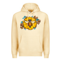 Pina Colada bee sunflower leopard Premium Hoodie - AdoDesignShop