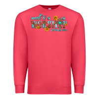 Made To Worship With Sunflowers Premium Sweatshirt | Teevron