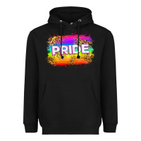 Black pride flag Heavyweight Hoodie - Zillion Design Studio