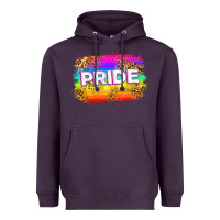 Plum pride flag Heavyweight Hoodie - Zillion Design Studio
