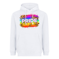 White pride flag Heavyweight Hoodie - Zillion Design Studio