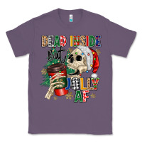 Lavender dead inside but jolly as fuck Classic Tee - MaliasSmallBusiness