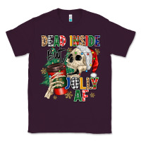 Plum dead inside but jolly as fuck Classic Tee - MaliasSmallBusiness