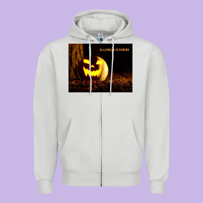 Zipper Hoodie Halloween Is Coming