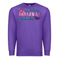 Purple leave them broadway girls alone Premium Sweatshirt - HRA Design Shop