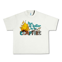 Pistachio life is better by the campfire Urban Heavy Tee - Artiststas