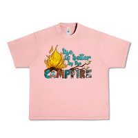 Salmon life is better by the campfire Urban Heavy Tee - Artiststas