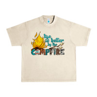 Sandshell life is better by the campfire Urban Heavy Tee - Artiststas