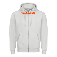 Dove Grey halloween Zipper Hoodie - Unal Design