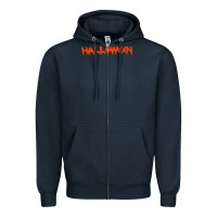 Navy halloween Zipper Hoodie - Unal Design