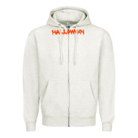 Oatmeal Heather halloween Zipper Hoodie - Unal Design