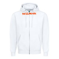 White halloween Zipper Hoodie - Unal Design