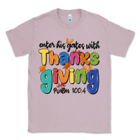 Lilac enter his gates with thanksgiving psalm 100 4 Classic Tee - MaliasSmallBusiness