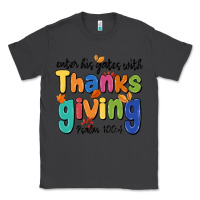 Smoke enter his gates with thanksgiving psalm 100 4 Classic Tee - MaliasSmallBusiness