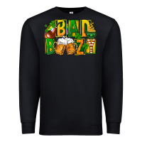 Black bad boozy st patricks Premium Sweatshirt - FaDigitalArtStudio