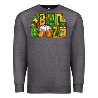 Charcoal Heather bad boozy st patricks Premium Sweatshirt - FaDigitalArtStudio