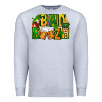 Heather Grey bad boozy st patricks Premium Sweatshirt - FaDigitalArtStudio