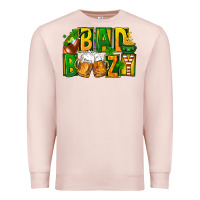 Pale Pink bad boozy st patricks Premium Sweatshirt - FaDigitalArtStudio