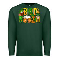 Sports Green bad boozy st patricks Premium Sweatshirt - FaDigitalArtStudio