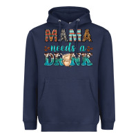 Navy mama needs a drink Heavyweight Hoodie - texasbilliewilder
