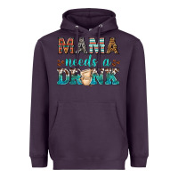 Plum mama needs a drink Heavyweight Hoodie - texasbilliewilder