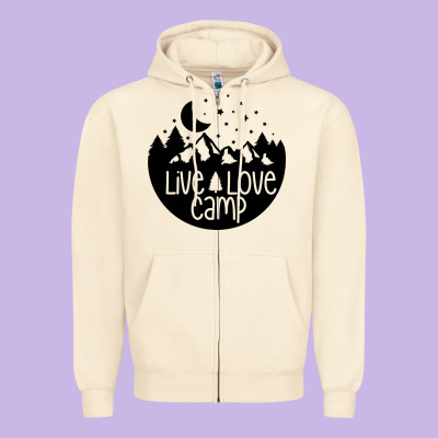 Zipper Hoodie Live Love Camp