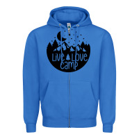 True Royal Live Love Camp Zipper Hoodie - Unal Design
