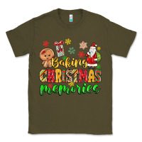 Army Green baking christmas memories Classic Tee - MaliasSmallBusiness