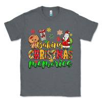 Charcoal Heather baking christmas memories Classic Tee - MaliasSmallBusiness