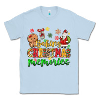 Dusty Blue baking christmas memories Classic Tee - MaliasSmallBusiness