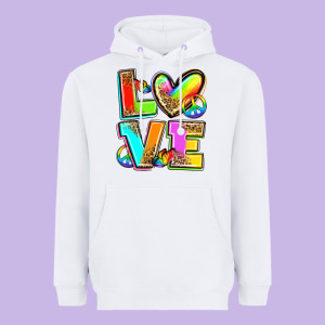 Love Pride Heavyweight Hoodie Designed By Zillion Design Studio