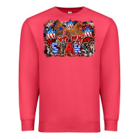 Cardinal Oh my stars chicken 4th of july Premium Sweatshirt - CowGirlArtShop