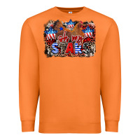 Carrot Oh my stars chicken 4th of july Premium Sweatshirt - CowGirlArtShop