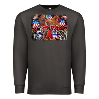 Smoke Oh my stars chicken 4th of july Premium Sweatshirt - CowGirlArtShop