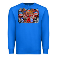 True Royal Oh my stars chicken 4th of july Premium Sweatshirt - CowGirlArtShop